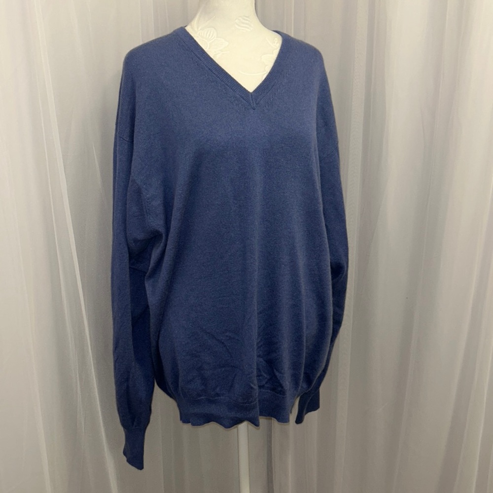 CASHMERE & SILK Size Large Mens  FORTE Sweater